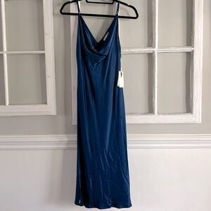 Chic blue Midi Dress